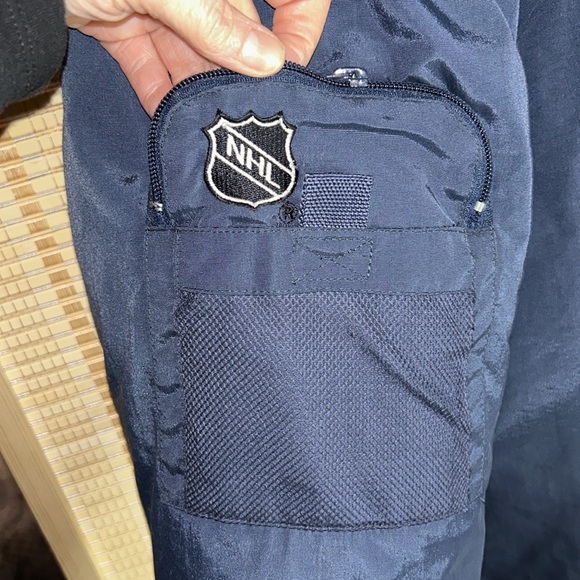 MENS VINTAGE (2003)  BLUELINE NHL COLUMBUS BLUE JACKETS WINTER COAT/ MED/NWOT - Picture 10 of 16